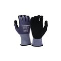 Pyramex Micro-Foam Nitrile Gloves with Dotted Palms, Size M, 12PK GL601DPM